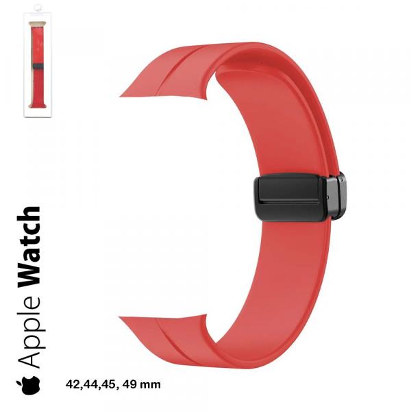 Armband - Apple Watch Magnet 38, 40, 41 mm - red